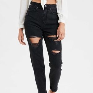 Black AE Mom Jeans